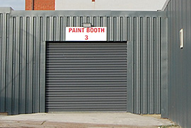 Our car paint sheds are used for scuff, dent removal and smart repairs