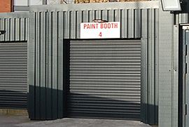 Our car paint shed number 4